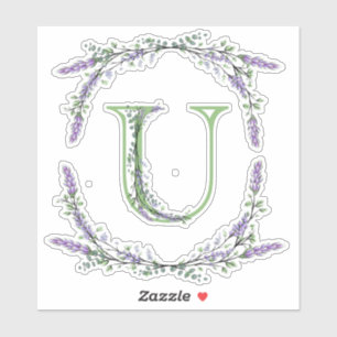 Monogram U Lavender Eucalyptus