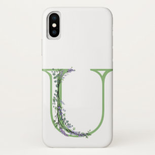 Monogram U Lavender Eucalyptus Case-Mate iPhone Case