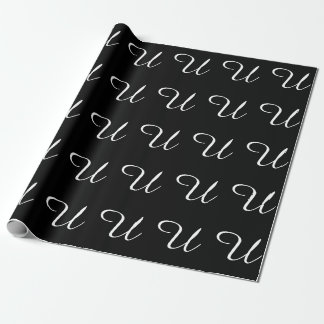 MONOGRAM U WRAPPING PAPER