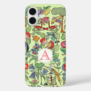 Monogram Vintage Faux Embroidered Pattern iphone 5 iPhone 16 Plus Case