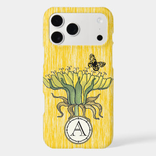 Monogram Vintage Modern Dandilion Flower iphone