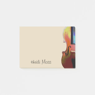Monogram Violin Post-it Notes