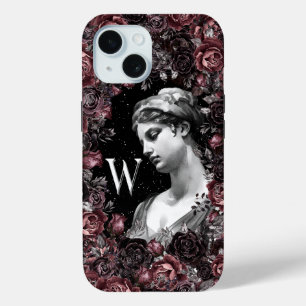 MONOGRAM W GREEK ROMAN CELESTIAL GODDESS ART iPhone 15 CASE