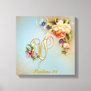 Monogram W Premium Wrapped Canvas (Gloss)
