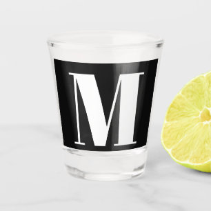 Monogram Wedding Bridal Shower Gift Party Favour Shot Glass
