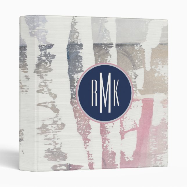 Monogram | White Out Crop Binder (Front/Spine)