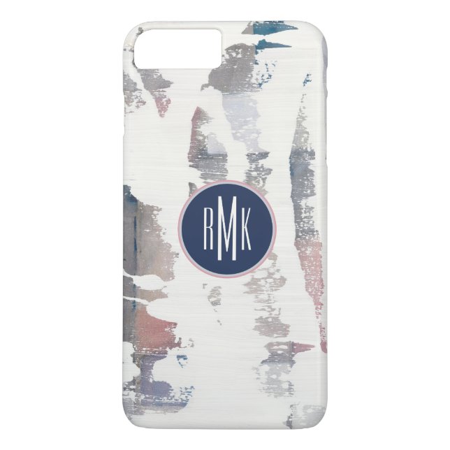 Monogram | White Out Crop Case-Mate iPhone Case (Back)