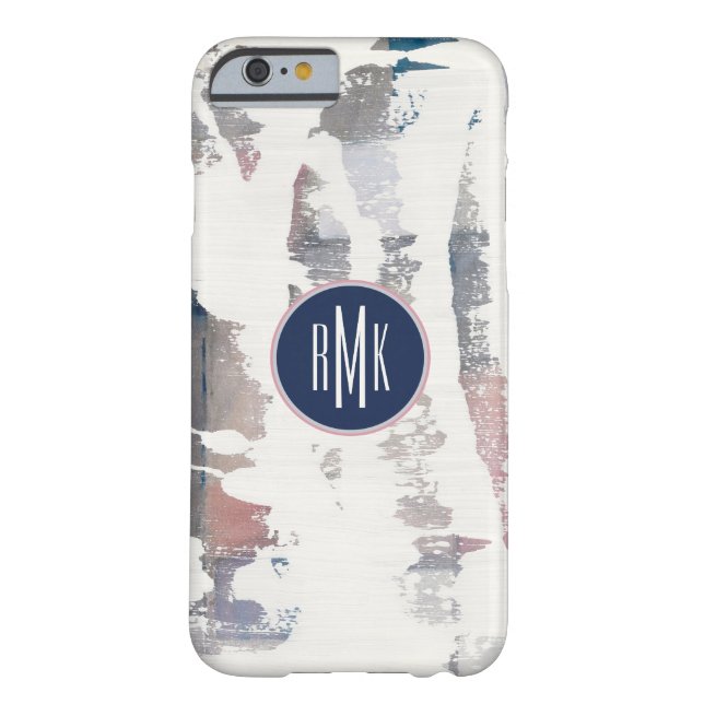 Monogram | White Out Crop Case-Mate iPhone Case (Back)