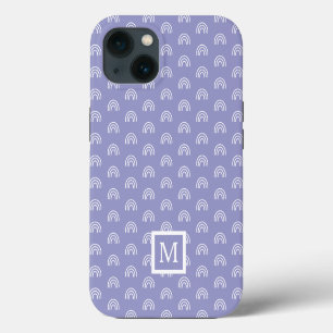 Monogram White Rainbow iPhone 13 Case