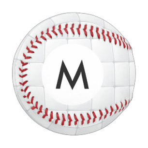 Monogram White tile Baseball