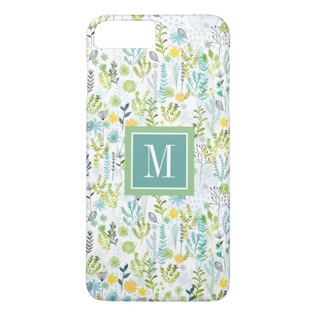 Monogram | Wild and Free Pattern Case-Mate iPhone Case (Back)