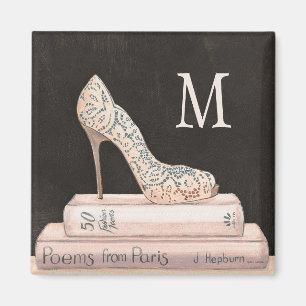 Monogram Wild Apple Elegant High Heel Fashion Magnet