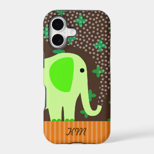 Monogram with Elephant
