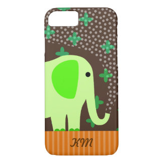 Monogram with Elephant Case-Mate iPhone Case