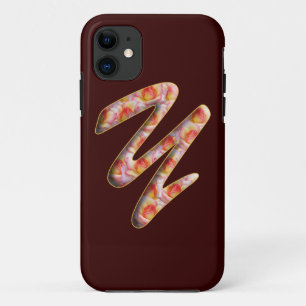 Monogram Y in Roses Pattern Iphone 5 Case