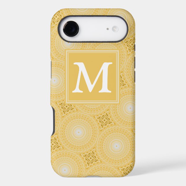 Monogram yellow circles pattern (Back)