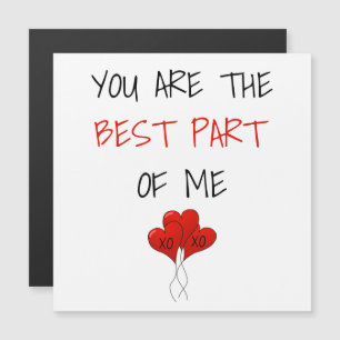 Monogram You are the Best Part of Me Valentines 