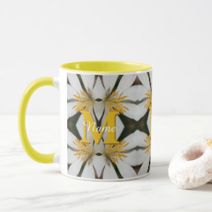 Monogram Your Initial Name Floral Personalized Mug