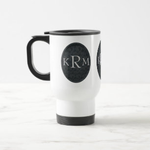 Monogram Your Initials Personalized Travel Mug