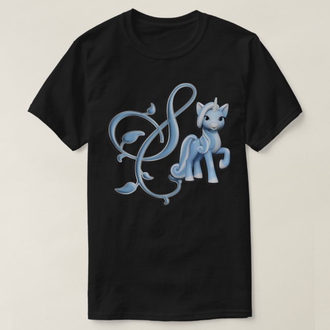 Monogram Z Custom Unicorn T-Shirt (Design Front)