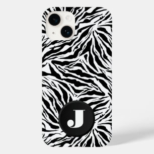 Monogram Zebra Print Case-Mate iPhone 14 Case