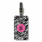 Monogram Zebra Stripe Pink Volleyball Luggage Tag
