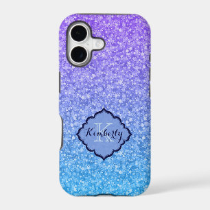 Monogramed Colourful Glitter And Sparkles Pattern