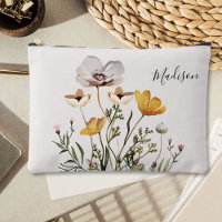 Monogramed Dried Wildflower Bouquet