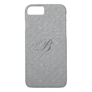 Monogramed White Diamonds Glitter Case-Mate iPhone Case