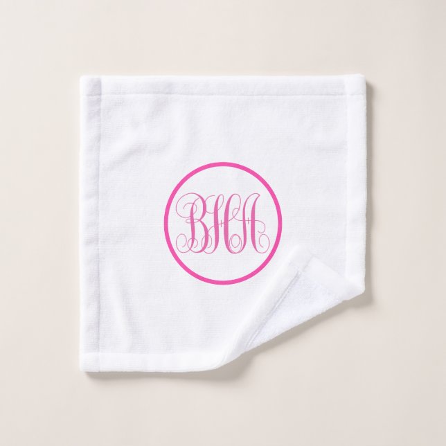 Monogramme (Gant de toilette)