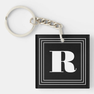 Monogramme 3 cadres Noir & Blanc