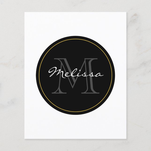 monogramme 3 modèle (Devant)