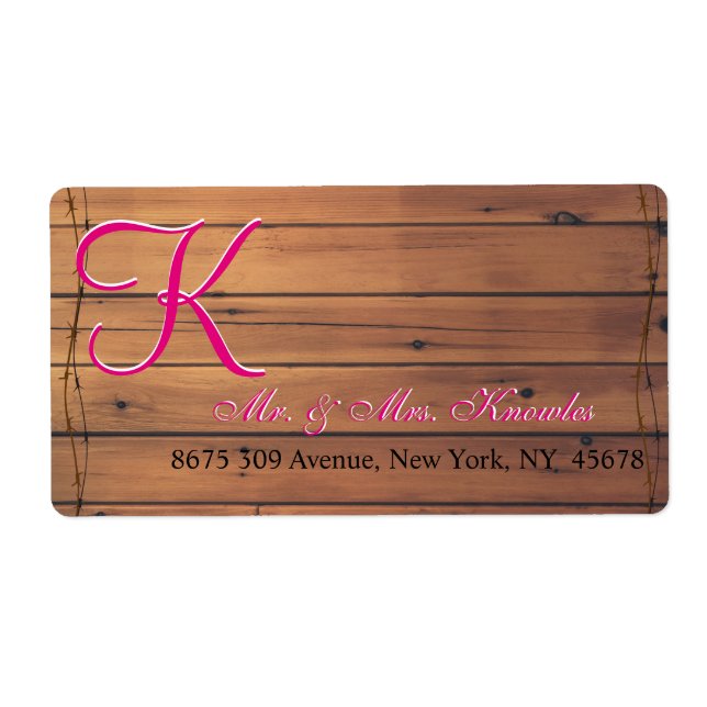 Monogramme 3d Barbeau Wall (Devant)