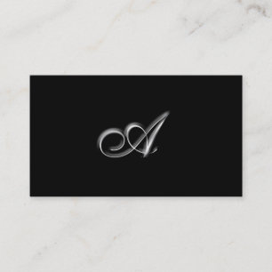 Monogramme A carte de visite