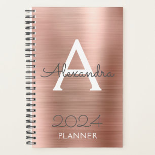 Monogramme à étincelle rose Rose 2024