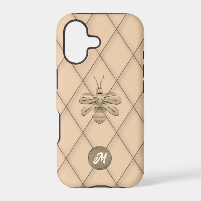 Monogramme abeille or cool (Verso)