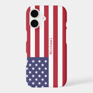 Monogramme American USA Flag 4 juillet Personnalis