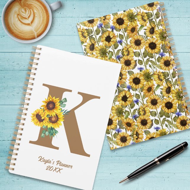 Monogramme Aquarelle Tournée personnalisée (Créateur téléchargé)