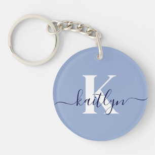 Monogramme bleu moderne
