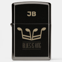 Monogrammé, Blues est roi, Zippo Lighter
