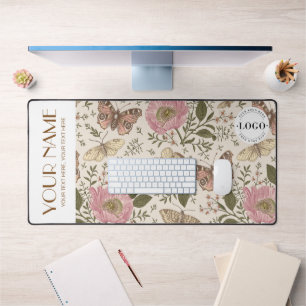 Monogramme botanique Fleur sauvage moderne et tend