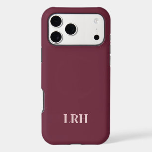 Monogramme Bourguignon Minimaliste Moderne Initial