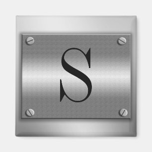 Monogramme Cadre métallique avec vis aimant