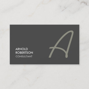 Monogramme Carte de visite chic tendance