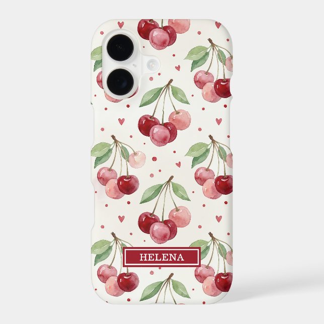Monogramme Cerises Aquarelle (Verso)