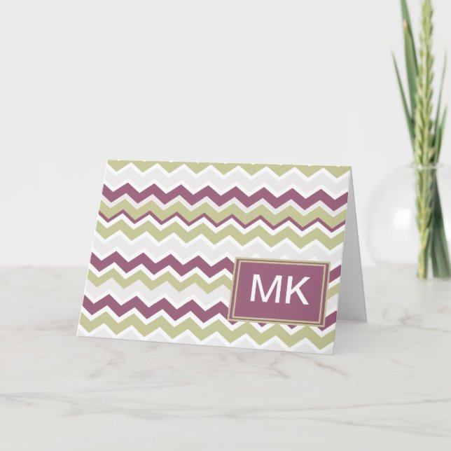 Monogramme Chevron Brick (Devant)