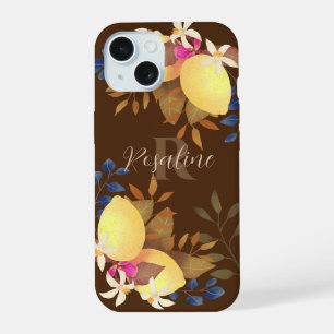 Monogramme chic citron Brown