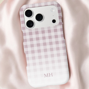 Monogramme Chic Gingham Minimaliste Dégradé Modern