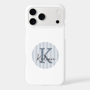 Monogramme circulaire rayé personnalisé de toutes 