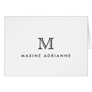 Monogramme classique minimaliste moderne simple in